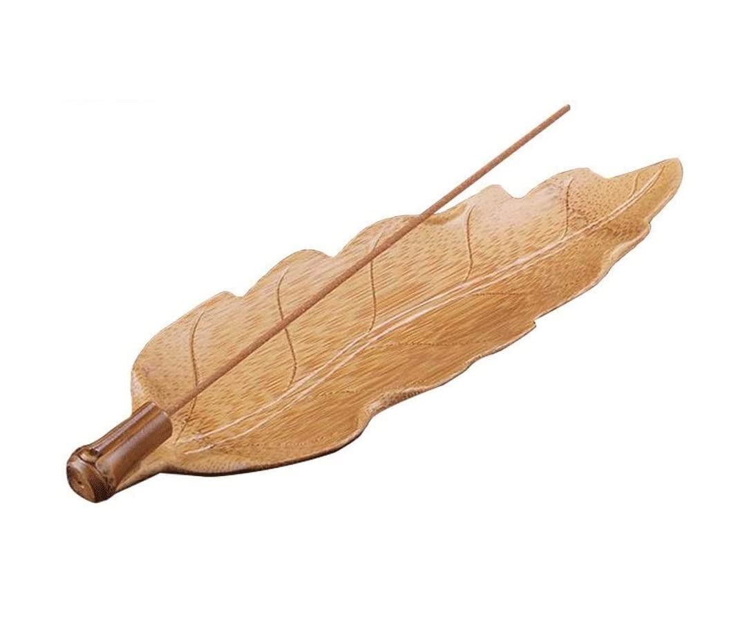 Incense Burner Creative Wooden Incense Burner Home Holder Based Rattan Sticks Censer Home Decor(A)