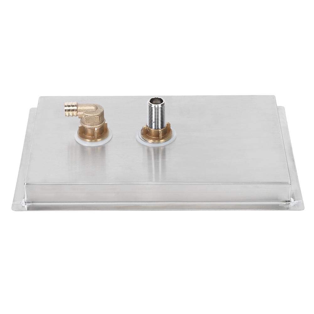 Compras Locas Glass Rinser, G1/2in Acero inoxidable Limpiavasos automático Limpiacristales para bar Cafetería Uso