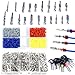 Produktbild shengbowi Steckverbinder Pins Kit Gecrimpter Anschlussstift Automobil Auto Elektrik 1/1,5/1,8/2,2/2,3/2,5/2,8/3,5mm männliche und weibliche Drahtdichtungen Entfernen Werkzeugsatz Motorrad ATV Draht Ni