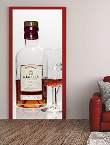 Preisvergleich Produktbild Türposter Whisky 100x200cm Türfolie Türtapete Aberlour Bar Gastro 612tp