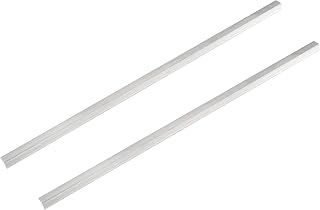 MECCANIXITY 2 Pcs Square Aluminum Flat Bar, 5/16" (8mm) Thick x 5/16" (8mm) Width x 12" (305mm) Long 6061 Aluminum Flat Plate Solid New Mill Stock Silver for Industrial Building