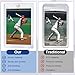 Guirnd 8 Pack Magnetic Card Holders, 20PT Plastic One Touch Card Holder for Baseball Cards, U-V Protection Trading Cards Case for Sports, Football, Games - Thin Size Display