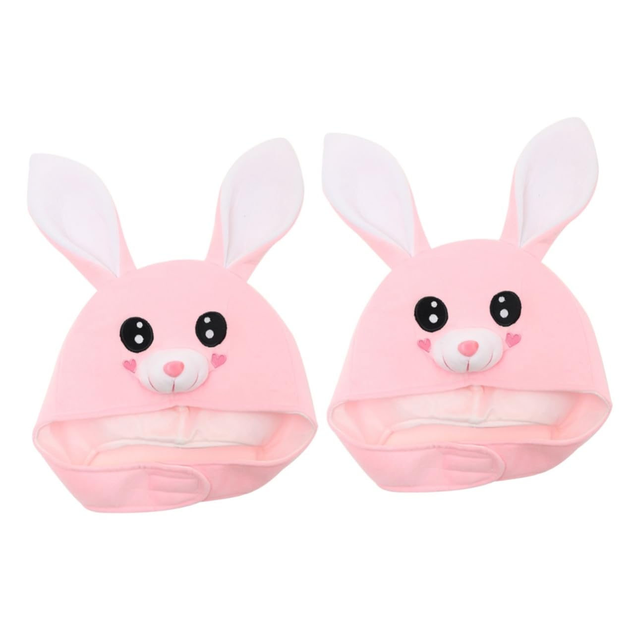 ifundom 2piezas Sombrero De Conejo De Peluche Con Orejas Para Disfraces y Fotografía Accesorio Divertido Para Pascua Gorro Infantil Con Diseño Tierno y Ears Ajustables