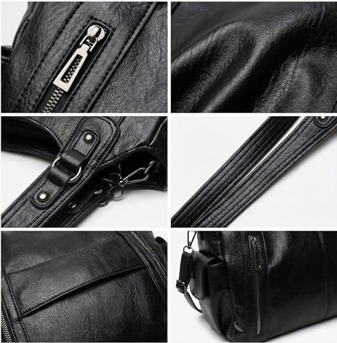 Bolso Tote Crossbody grande para mujer estilo retro miniatura 6