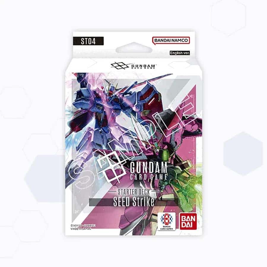 Gundam Card Game Starter Deck - Seed Strike (ST04) - 50 Cards