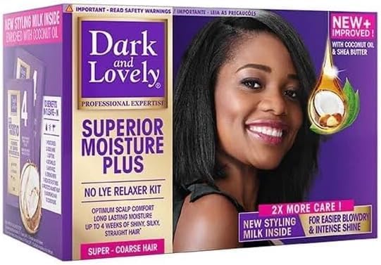 Dark and Lovely Moisture Plus No Lye Relaxer Kit - Super
