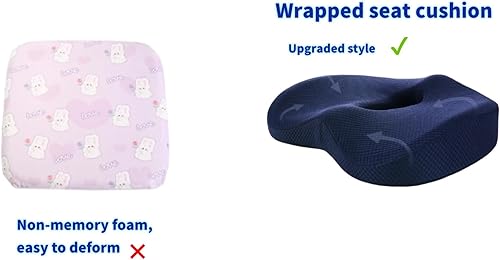 Miniatura 4 de Almohada ortopédica hueca ovalada respirable hemoroide almohada dona cojín de asiento de coxis hemorroides,Cojín de asiento de espuma de memoria de
