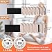 BECOJADDE Ankle Weights for Women Men Adjustable 2LB Wrist Weights Bracelet Set of 2 for Home Gym Weighted Bangles Wristbands Leg Arm Weights for Walking Swimming Running Pilates Yoga Gym, Beige