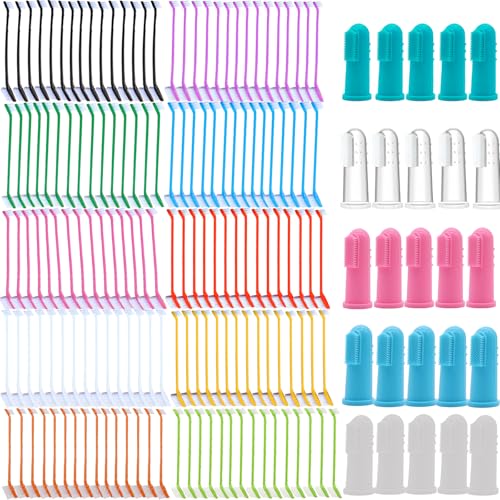 PoCotinu 300 Packs Dog Toothbrush