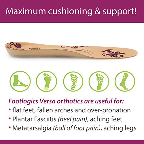 Plantillas ortopédicas para mujer Footlogics Versa slimline miniatura 6