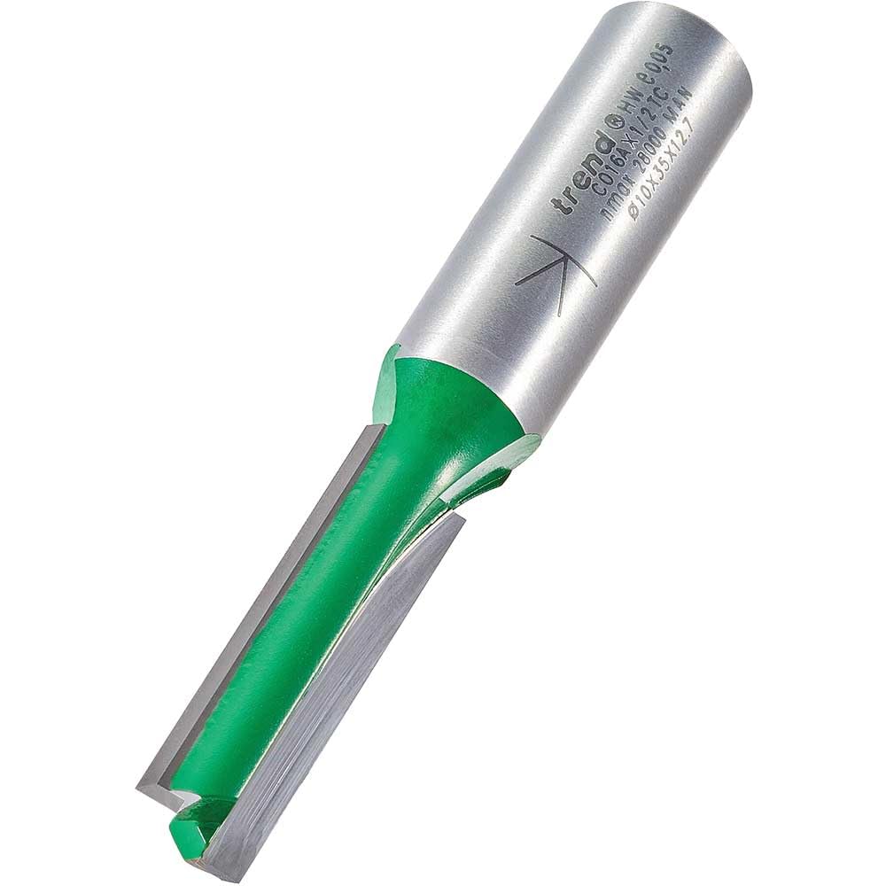 Trend C016ax1/2Tc Two Flute 10Mm Dia X 35Mm Cut