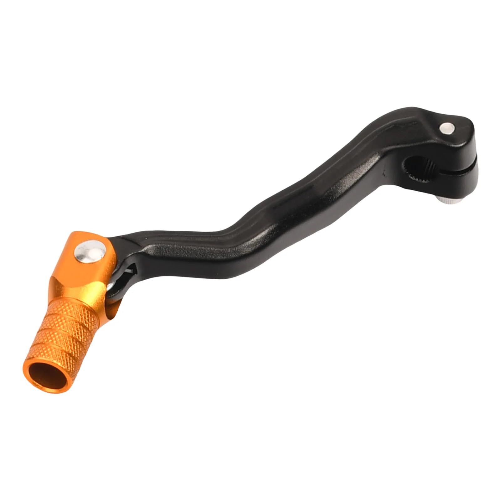 FESFOC CNC Folding Aluminum Gear Shift Lever for Kayo NC 125 150 200 ATV Dirt Bike Pit Bikes Motocross Enduro(Black Golden)