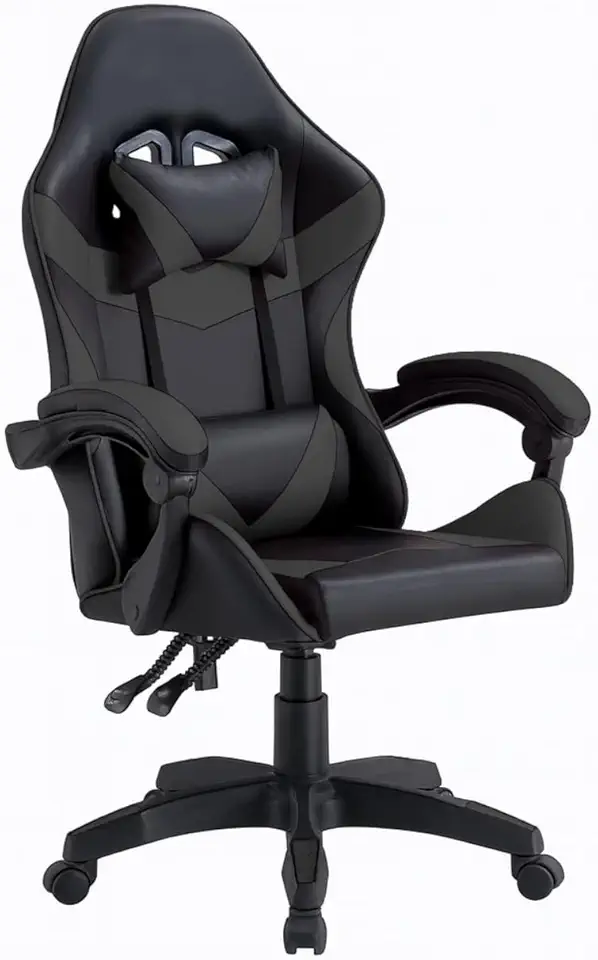 Cadeira Gamer Escritório Reclinável Ergonômica Giratória com Rodinhas X-On - Preto
