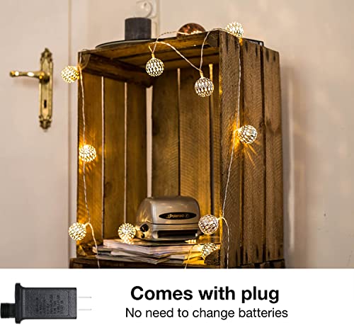 Cozyhome – 23 Ft Lantern Globe Ball String Lights + Remote | Plug Powered Led Decorative Lighting | Moroccan Lights Outdoor And Indoor Decorations | Ramadan Led Lights | Lights For Room Décor #TOP1