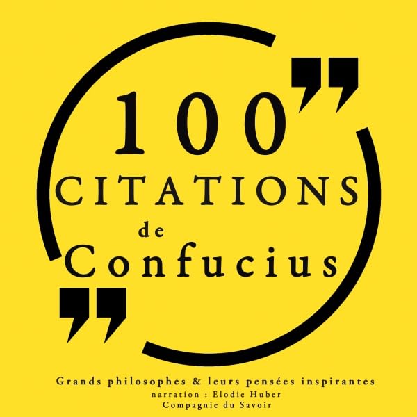 Cover art for 100 citations de Confucius