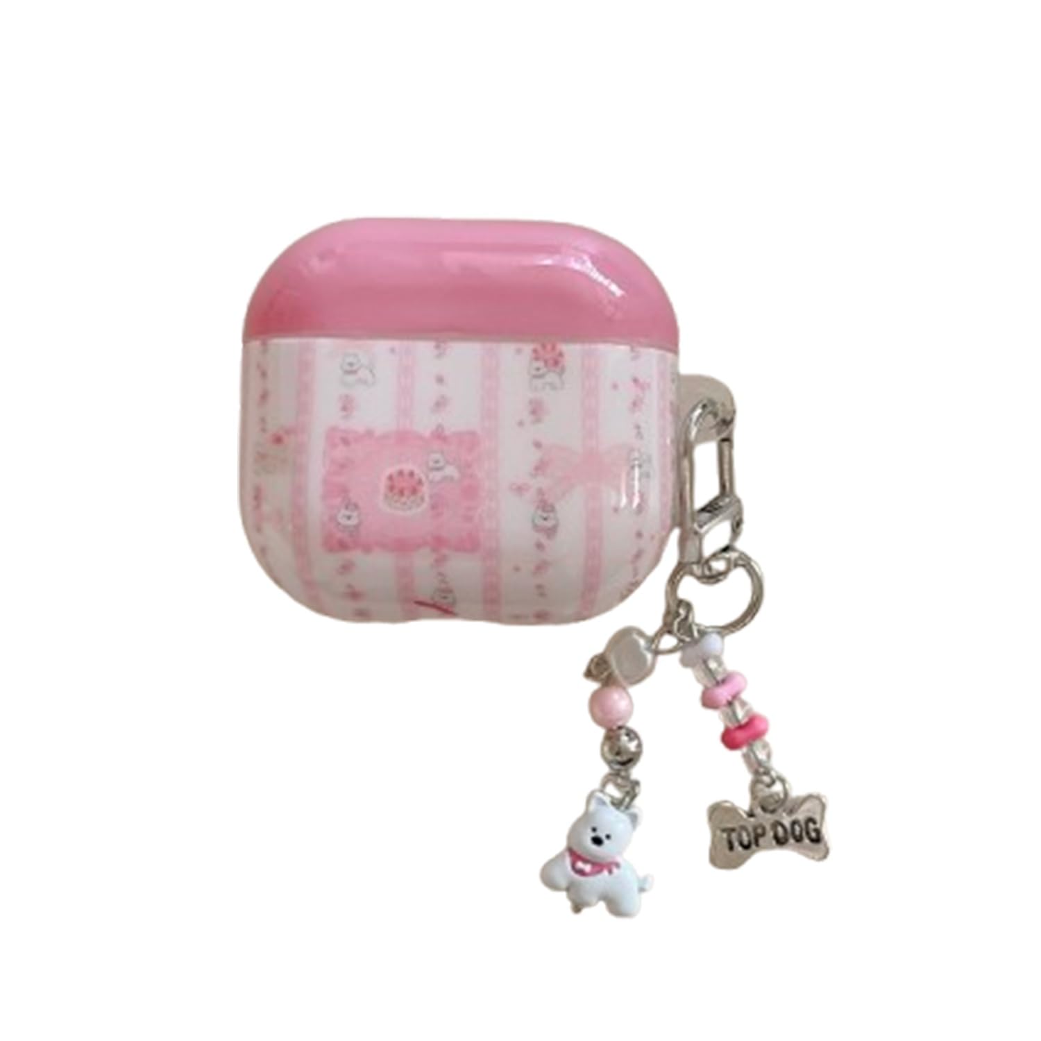 GUAYQAT Headphone for Airpods 4 Shell, Cute Protective TPU Case Fashion Milk Tea Dessert Style, Compatible with Airpods 4th Generation for Girls Women