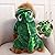Dinosaur dog clothing dinosaur coral velvet dinosaur clothing dog clothing with a length of 19 cm on the back