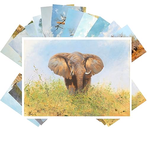 PIXILUV Vintage Postcards (24 pcs 4"x6" each) Beautiful Paintings of