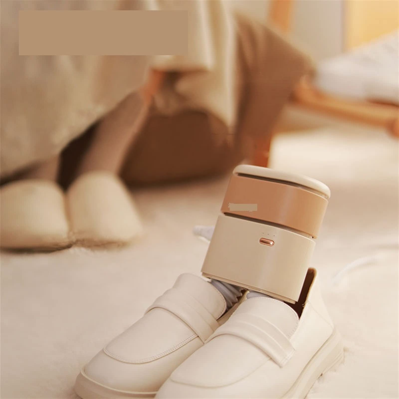 Scarpa asciuga scarpe asciugatrice riscaldatore ad aria calda intelligente calore costante tre marce temporizzazione deodorizzazione scarpa sterilizzazione (beige)