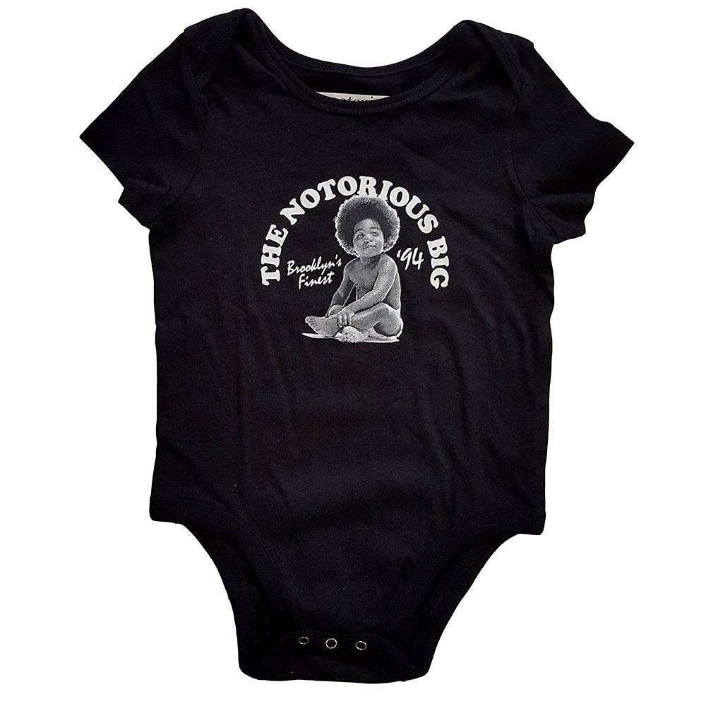 Notorious B.I.G. Baby Brooklyn´s Finest 94 Babygrow (24 Months) (Black)