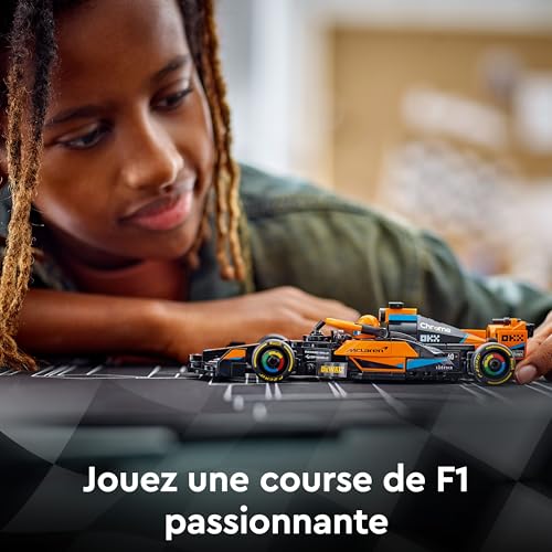 LEGO Speed Champions La Voiture de Course de Formule 1 McLaren 2023, Véhicule Jouet pour Enfants dès 9 Ans Qui Aiment Le Jeu en Autonomie, Set de Construction, Décoration Chambre, Idée Cadeau 76919