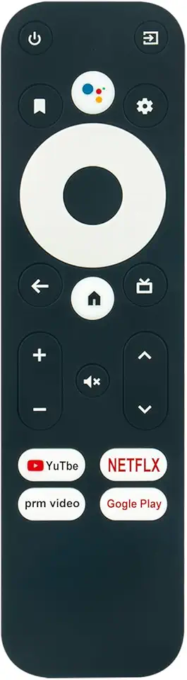 MECOOL KM2 Controle remoto de substituição adequado para MECOOL Android 4K HDR Streaming Media Player KM2 Plus, KM7 Plus, KD3, KD5 Smart TV Box