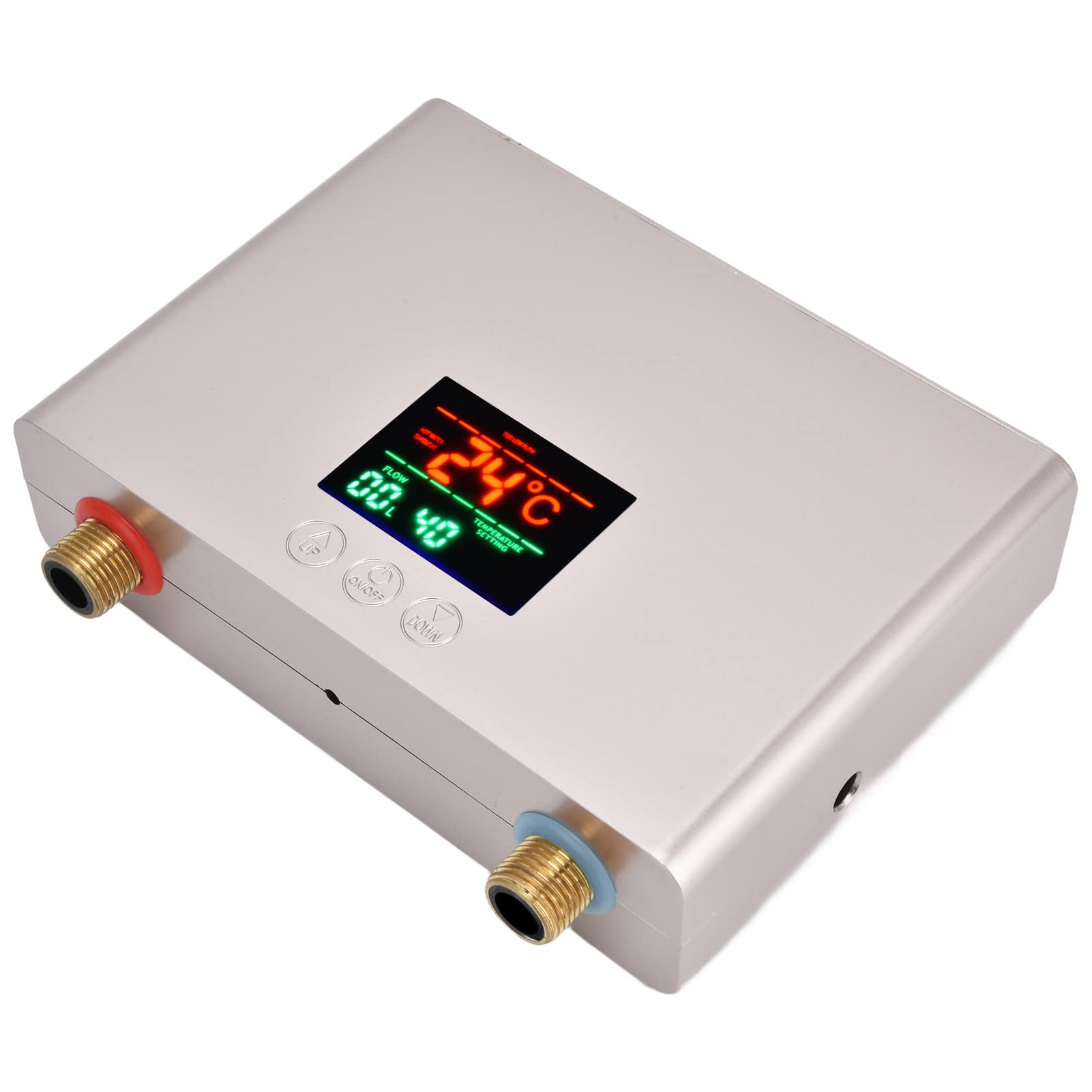 Electric Water Heater, IPX4 3000W Tankless Instant Water Heater with Remote  Control Touch Panel for Kitchen Bathroom US Plug 110V(Gold) : Amazon.ca:  Tools u0026 Home Improvement