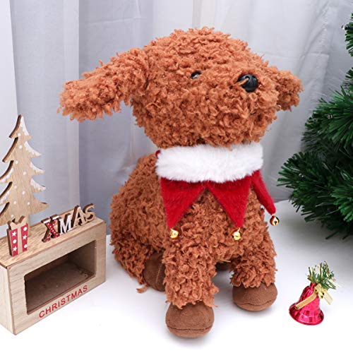 Amosfun Coleira de Cachorro de Natal Com Sinos Animais de Estimação Bandana Ajustável Pescoço de Ani