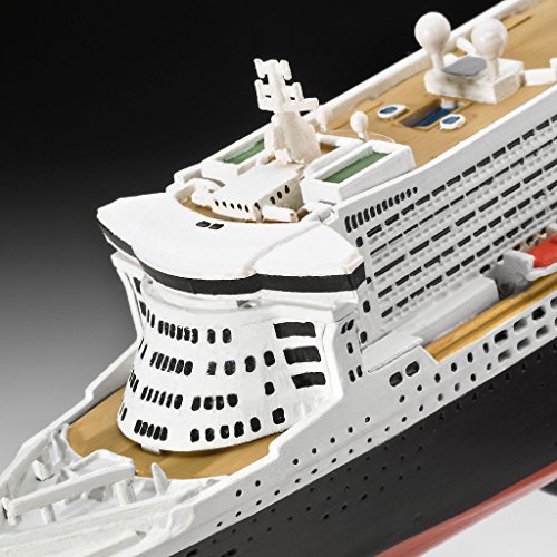 Revell Modellbausatz Schiff 1:1200 - Ocean Liner Queen Mary 2 im Maßstab 1:1200, Level 4, originalgetreue Nachbildung… – Bild 5