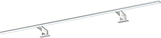 kalb | Spectraline LED Badezimmerleuchte 120cm IP44 Spiegelleuchte 18W feuchtraumgeeignet 230V direkt anschließbar 3-in-1 Montage für Spiegel Spiegelschrank Wandmontage (Chrom - warmweiß)