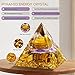 Hopeseed Orgone Pyramid for Positive Energy, Orgonite Tiger's Eye Stones Healing Crystal Pyramids for Reduce Stress Chakra Reiki Healing Meditation Attracts Wealth, Prosperity and Success