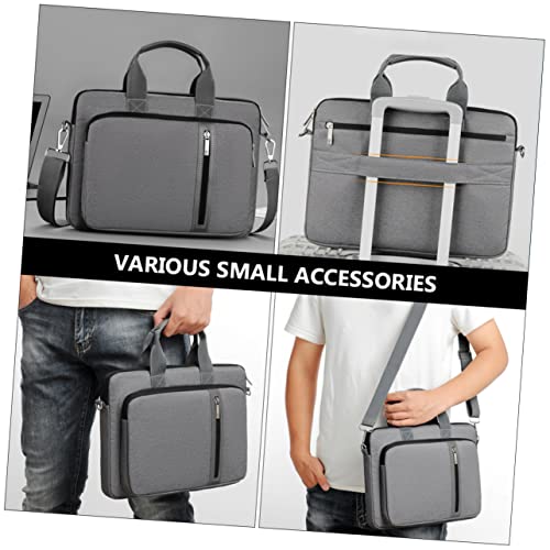 Bolso de mano para laptop con doble zipper y relleno a prueba de golpes miniatura 2