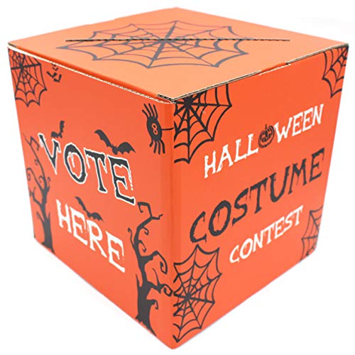 Halloween Decorations Box  Halloween Party Supplies, Halloween Costume Contest Ballot box, Halloween Greeting Card Box  1 Set(ORG)