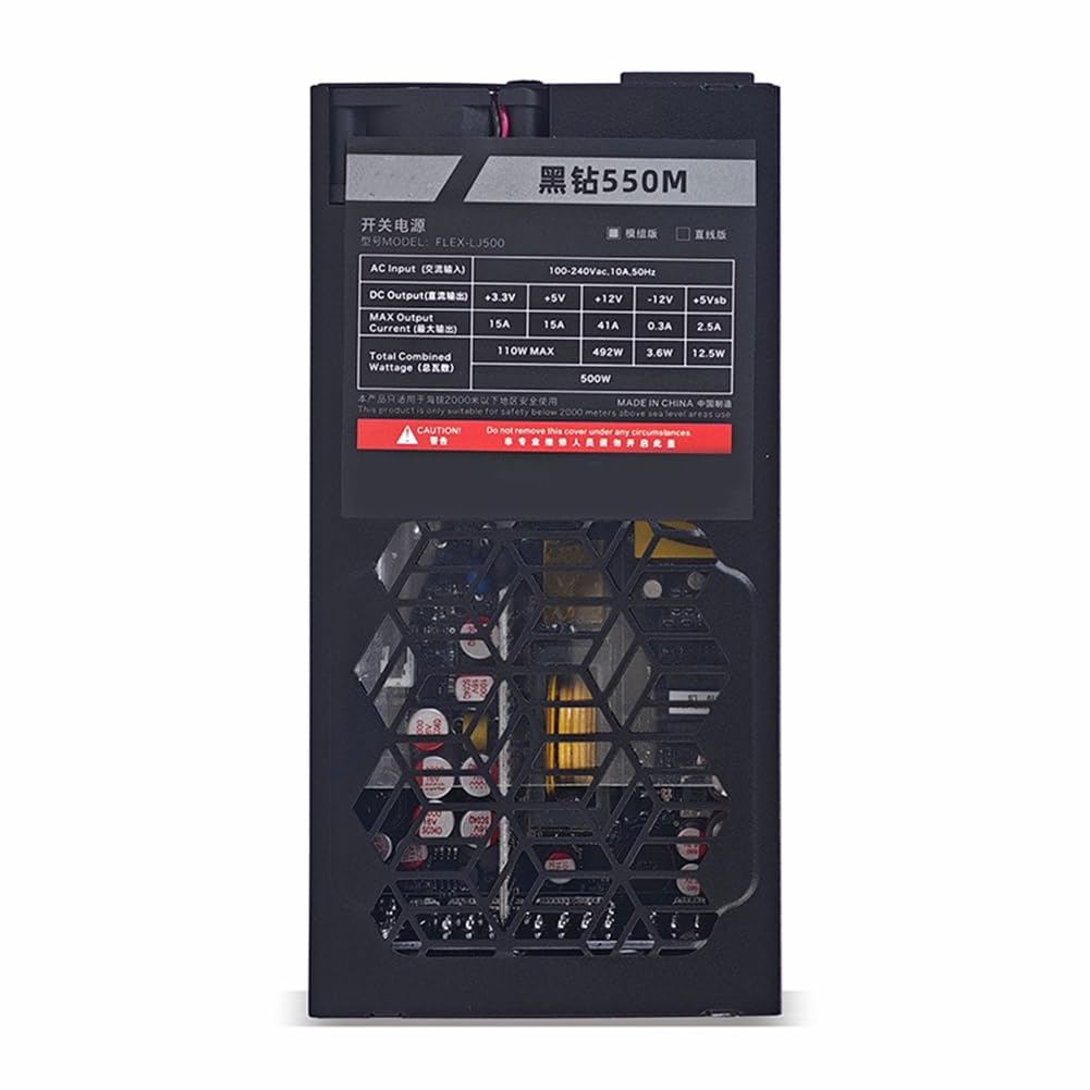 Alimentatore Modulare PC Flex-ATX 1U PSU 100-240V per ITX PC POS Nas Dock GPU