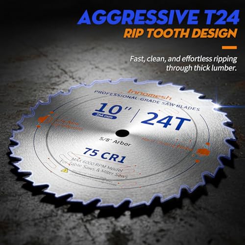 Innomesh 10 Inch 24-Tooth Rip Blade
