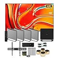 Sony BRAVIA 7 K-75XR70 75-Inch QLED 4K HDR TV Bundle with Home Theater System, Wireless Subwoofer, Subwoofer Isolation Feet, TV Wall Mount, HDMI Cable, Alkaline AAA Batteries, and Cable Ties (8 Items)
