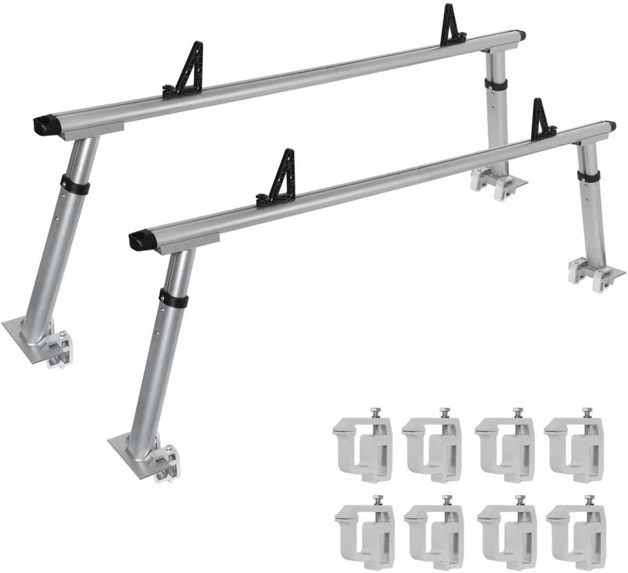 Non-Drilling Aluminum Truck Rack, Width and Height Extendable