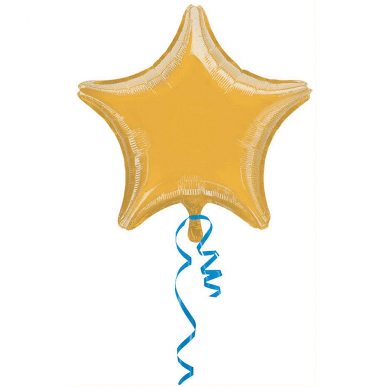 amscan Gold Star Foil Balloon 19"