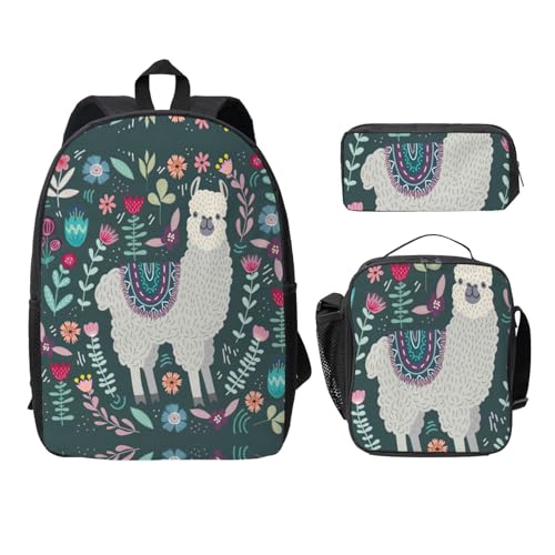 Sac à dos lama imprimé pour la rentrée scolaire des enfants