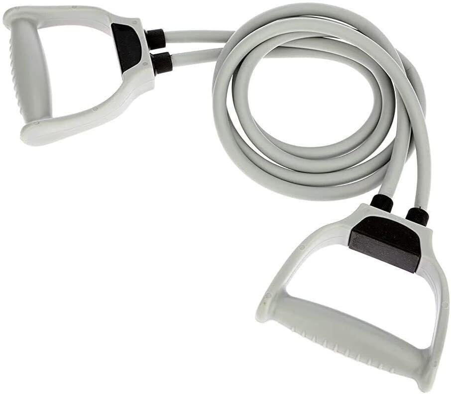 QUICK FIT Pull Rope Elastic Resistance Bands Fitness Rope Bands for Fitness Exercise Resistance Tube (Gray, Black) (B0DB8NXX1F) Amazon Price History, Amazon Price Tracker