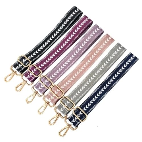 Sangle de sac à bandoulière en nylon robuste large et ajustable - Set de 2 Kaki - 4