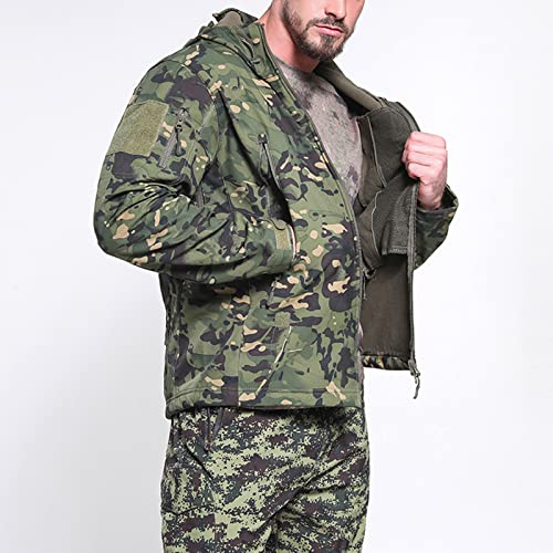 Chaqueta Rompeviento Militar Táctica para Hombre 3X-Large miniatura 3