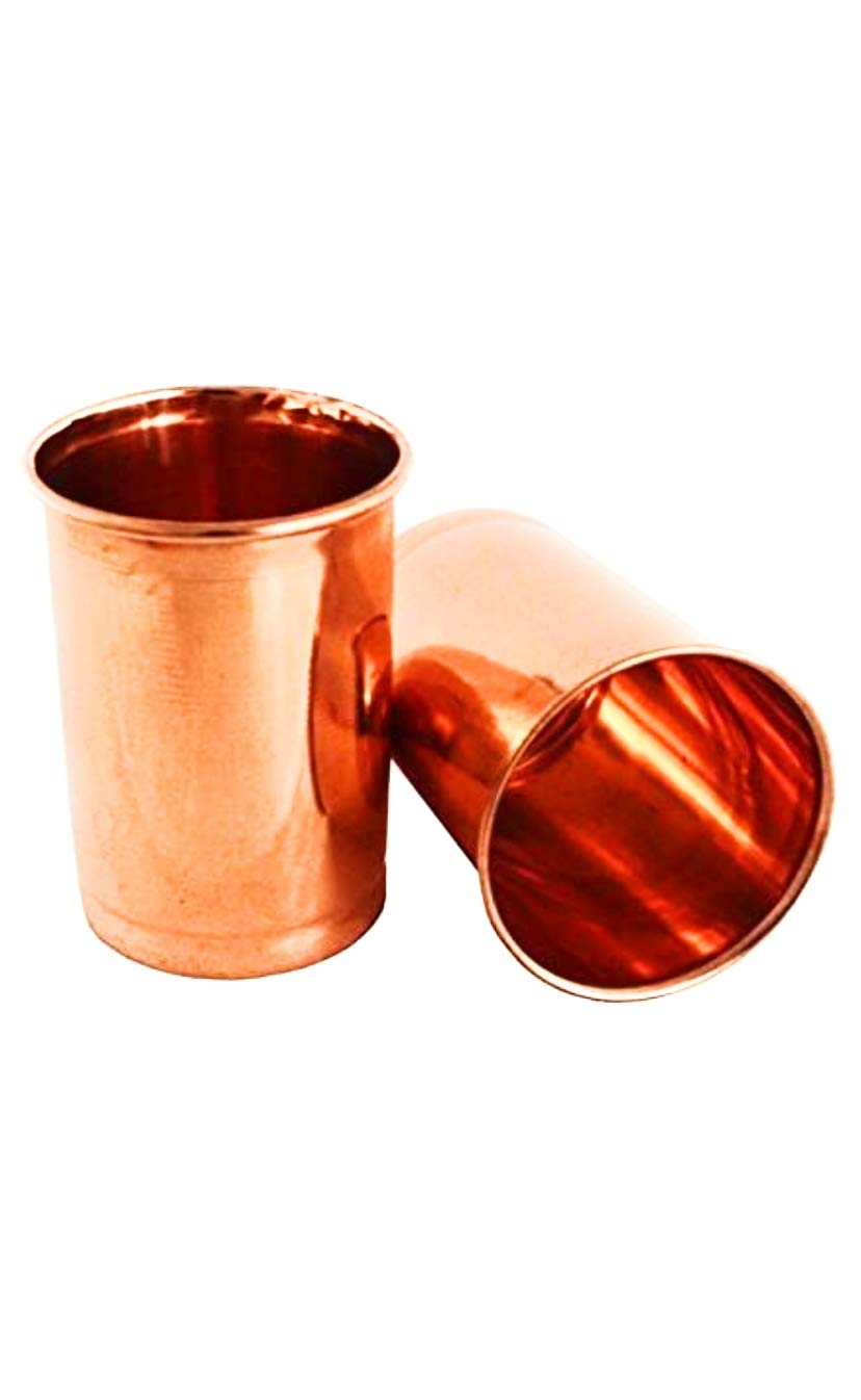 Rokoo Copper Glasses (350 ml) -Set of 2