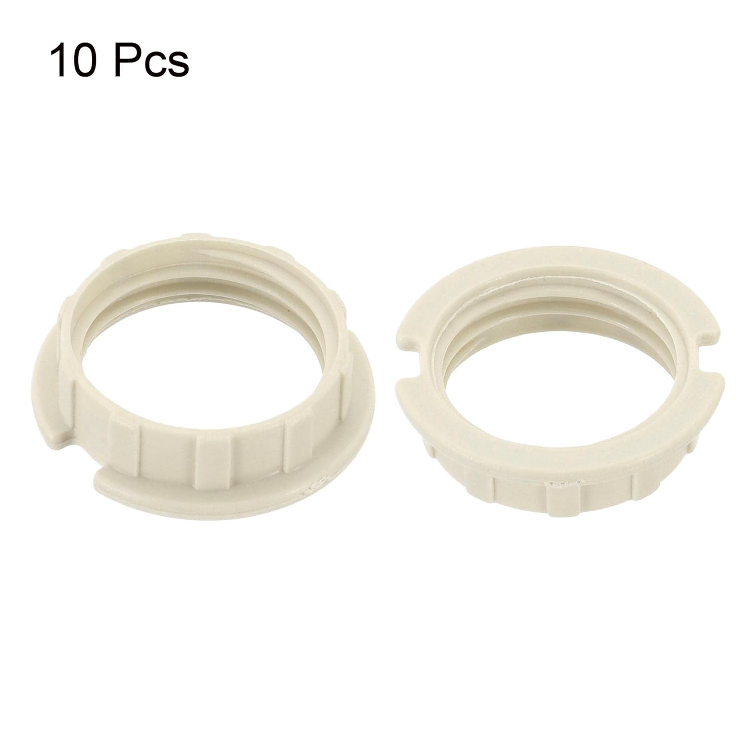 MECCANIXITY G9 Light Socket Rings Lamp Shade Holder Adapter Ring Replacement for Light Fixtures, White Pack of 10