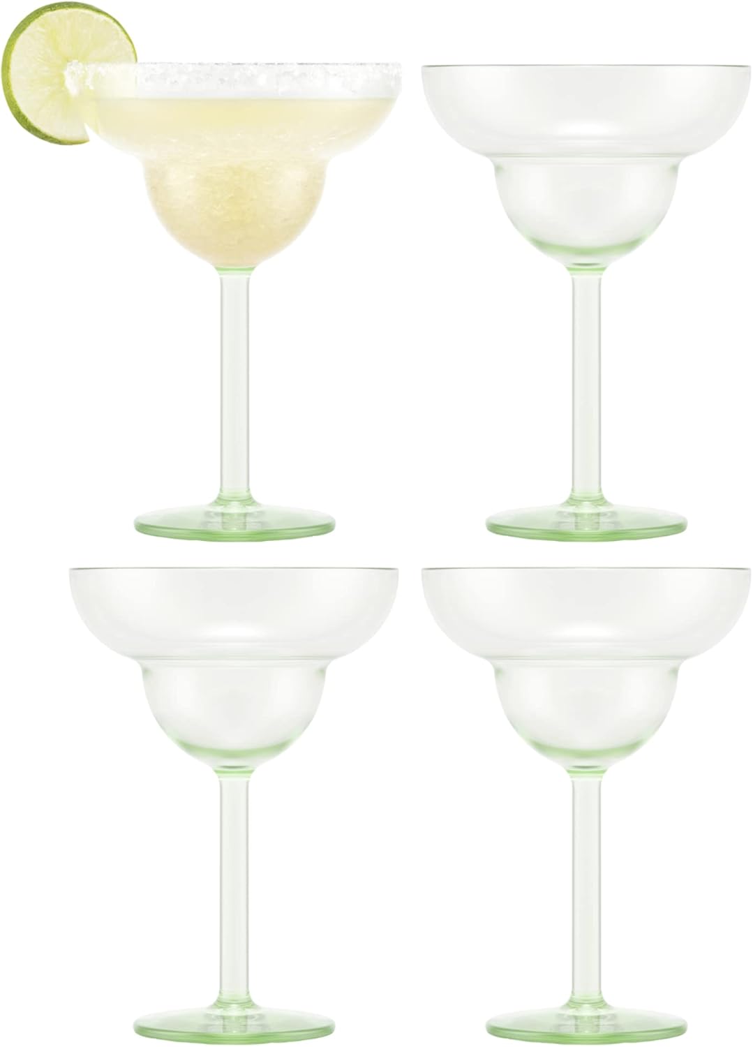 BODUM OKTETT Margarita Glasses Plastic Reusable 0.25L 4 Pieces
