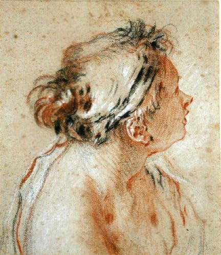 Tête de nymphe François Boucher Poster Mural pour Habiller un Grand Mur Vide 60x90