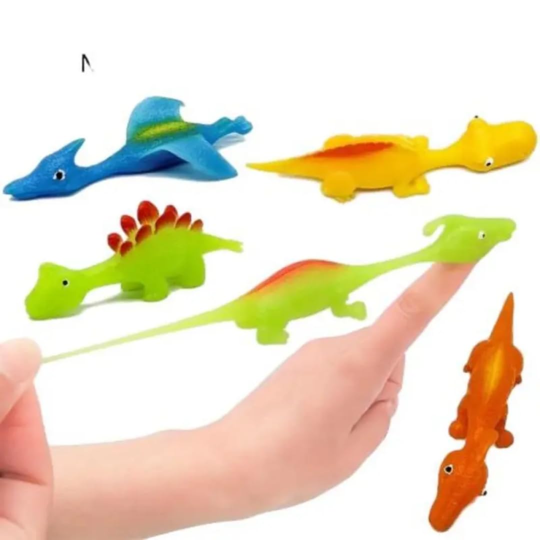 Sawkirp Darshraj Colorful Mini Dinosaur Finger Throw Puppets, Set of 25, Fun Toy for Kids-image-48
