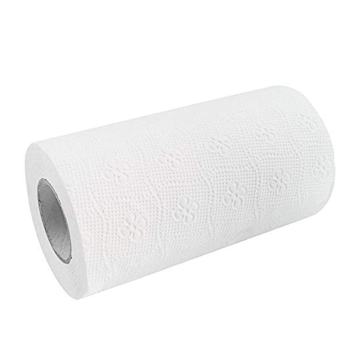 Dhwani Enterprise Kitchen Tissue Paper Towels, 100 Cuts -Pack of 6 WITH CHECK DUSTER CLOTH FREE