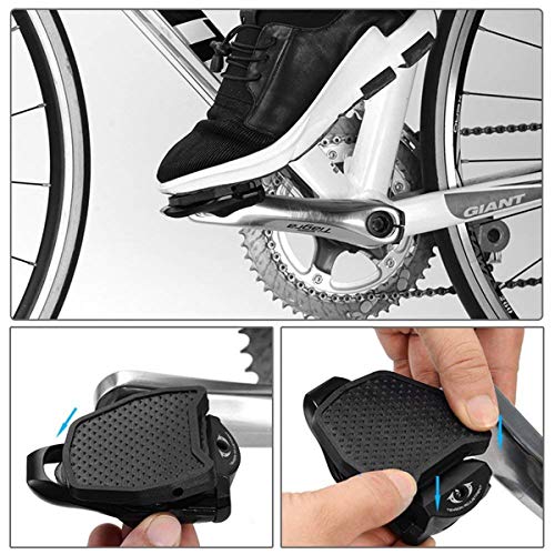 EASTERN POWER Clipless Platform Pedal Adapters for Shimano Wellgo SPD Speedplay Pedals, Road Bike Dual Cleat Adapters, Black - Thumbnail 2