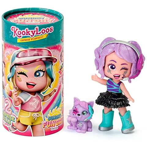 Sunday Funday KOOKYLOOS series - Surprise collectable dolls with fashion accessories, shoes, dresses and toys, with 3 funny expressions Cover